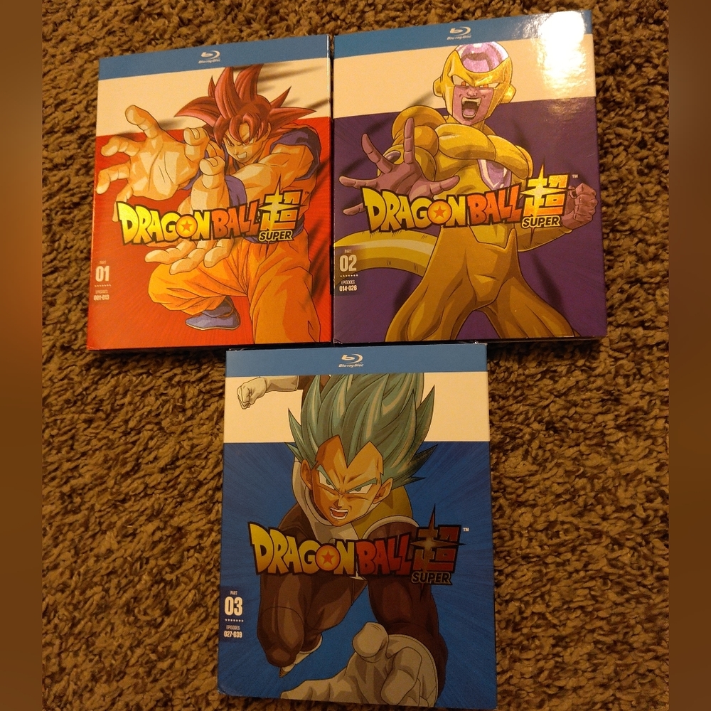 Dragon Ball Super parts 1-3 Blu-ray